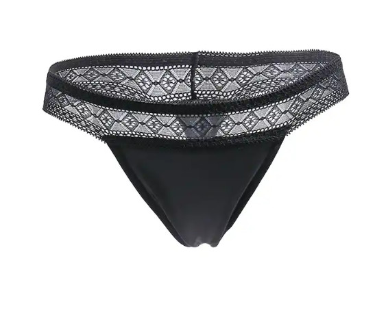 Nylon Women'S Sanitary Period Panties Underwear Four Layers G-String Lace Thong Sexy Menstrual