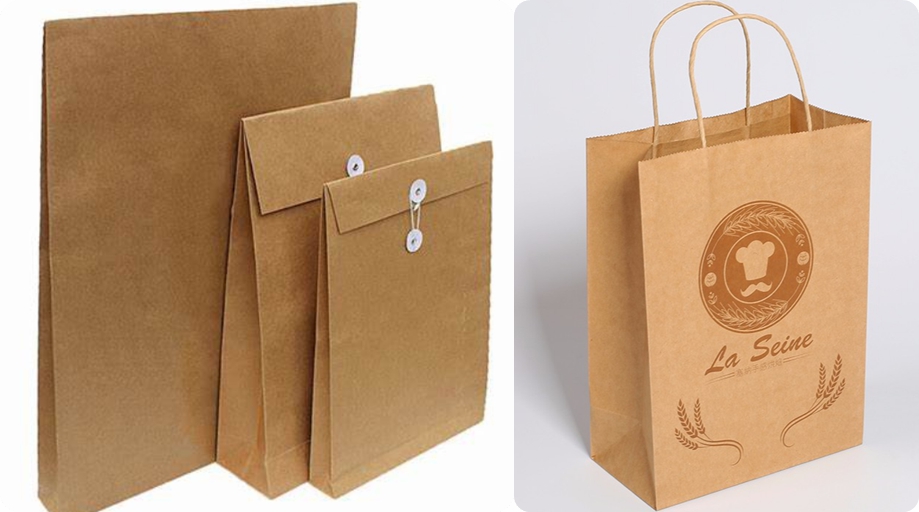440g Natural Brown Kraft Vellum Paper For Packaging Printing In Roll
