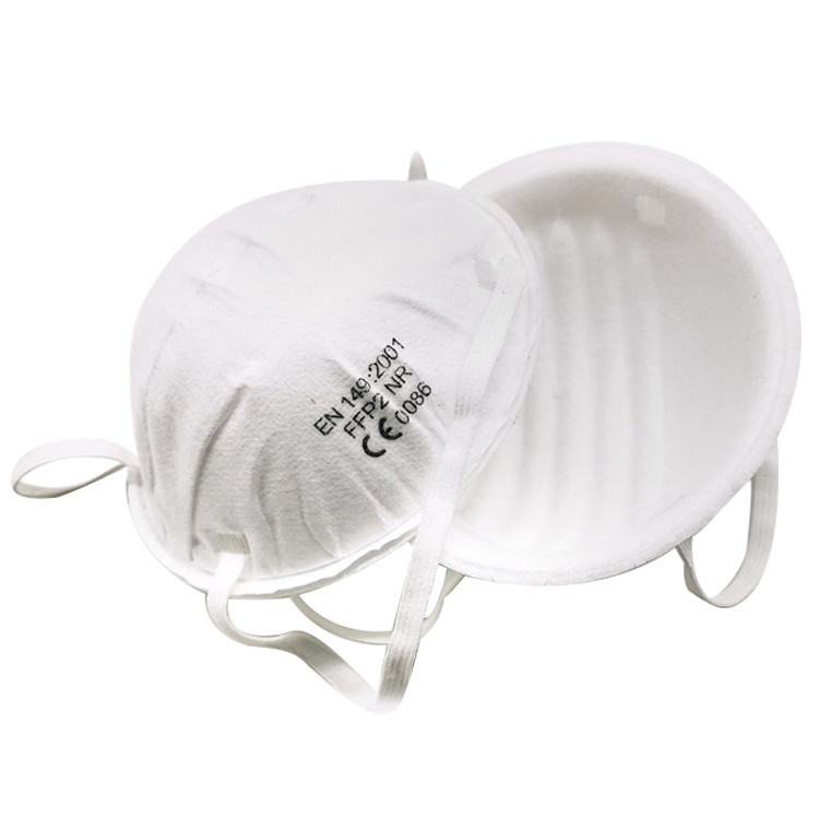 Anti Particulate Disposable Dust Mask , Cupped Face Mask Multi Layered Material