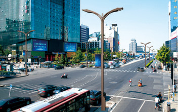 5g City 160lm/W Smart Led light Street Light 60 Watt with smart pole ip65 led street lights