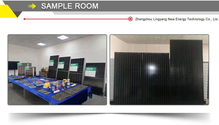 Warehouse N Type Solar Panel High Efficiency PV Module Getting Energy System