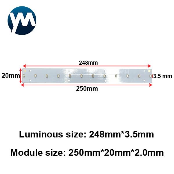 UV Light Module 36W Strip Curing Module UV LED 365nm UV LED Curing Lamp