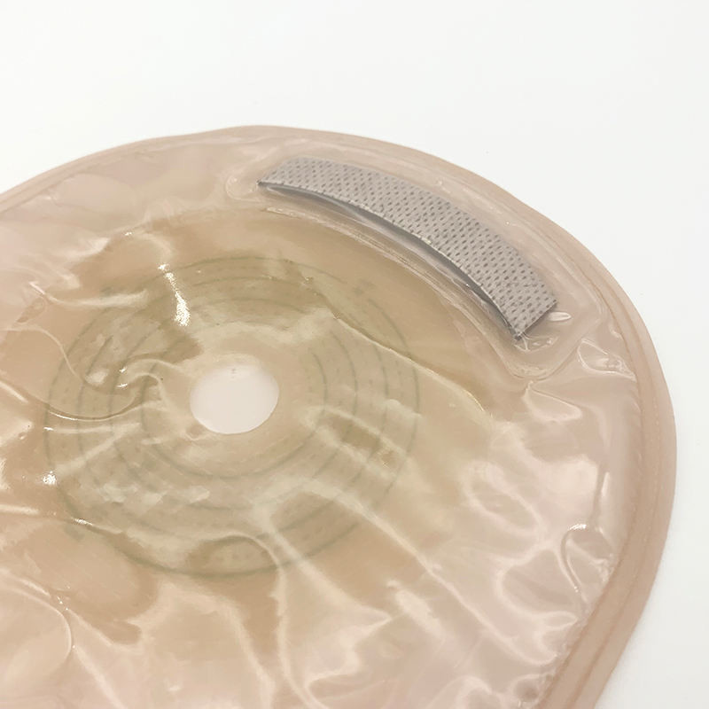 Medical One Piece Ostomy Bag Hydrocolloid Barrier Size 60mm Colostomy Bag