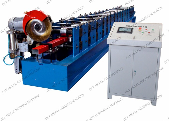 PPGI Downpipe Machine 5.5kw Gutter Making Machine For Construction