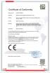 Lijing International Optical Equipment Factory Certifications