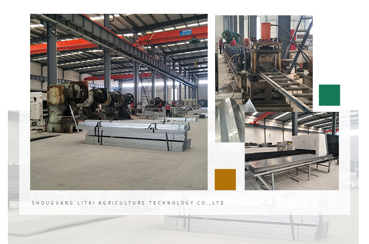 Multi Span Agriculture Greenhouse Height 3m Customized Length 50m
