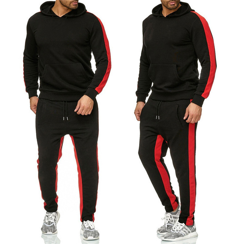 35% Polyester 65% Cotton Anti - Static Custom Outdoor Clothing Fitness Sweat Suit S - 5XL Size