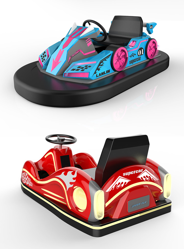 110V Coin Operated Arcade Machines , Firewire Drift Kids Indoor Bumper Car