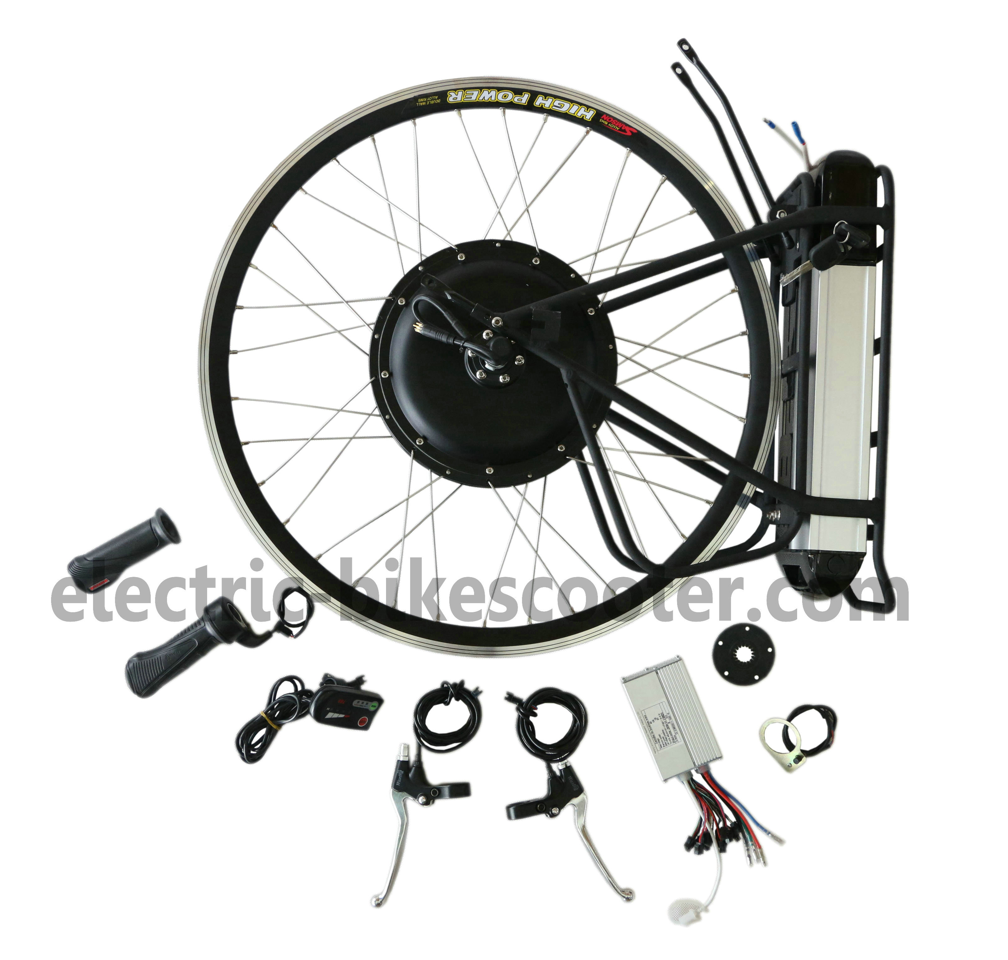 500W Ebike Conversion Kit , Rear Wheel Electric Bike Conversion Kit