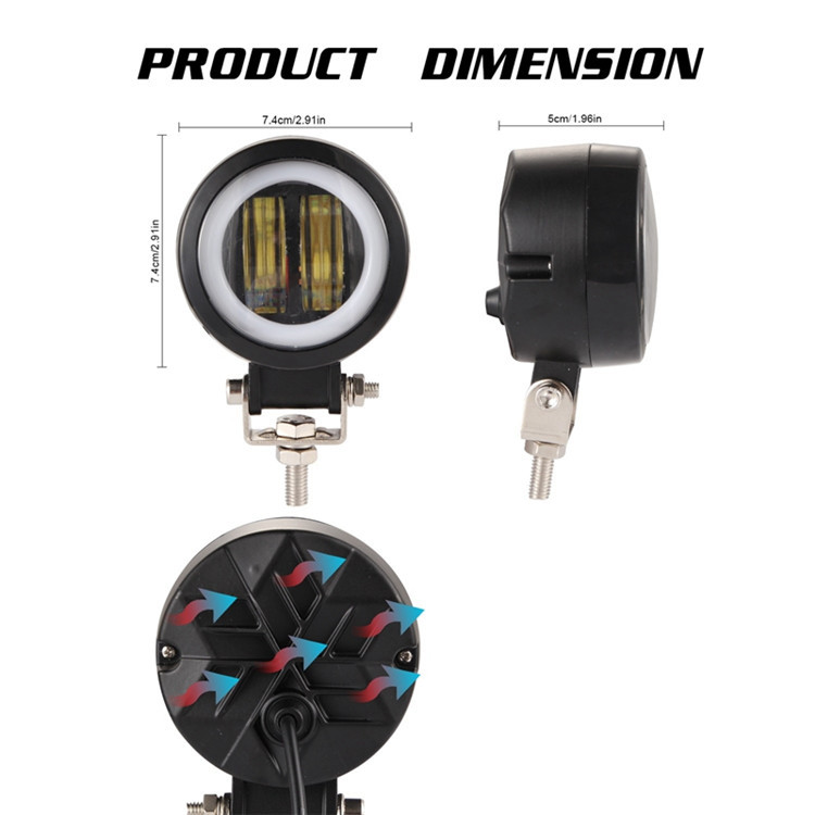 30W Led Side Shooter Strobe 6000k 3000k 3 Inch Side Shooter Lights