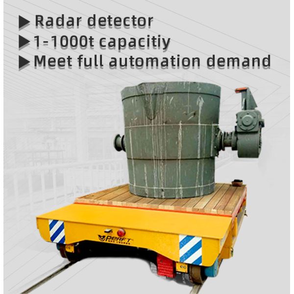Production Line Using Rail Handing Trolley Material Transfer Car