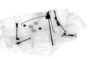 Industrial X Ray detector for shoes,toys,rubber,garments inspection