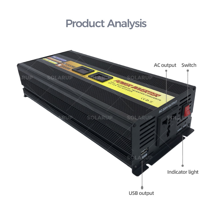 Dc To Ac Hybrid Solar Inverter Hybrid 2Kw Battery Solar With Inverter Hybrid Inverter For Solar