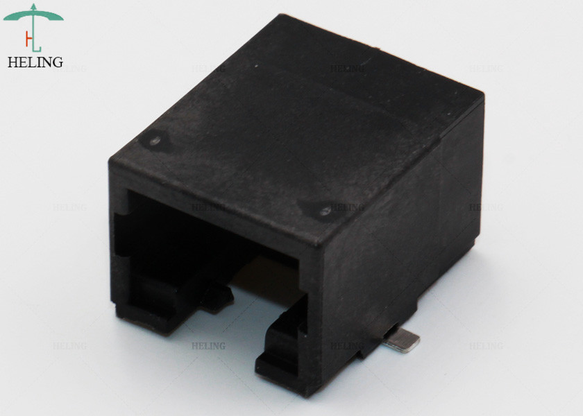 RJ45 Waterproof Tab Up Female Lan SMT Connector Through Hole Low Profile