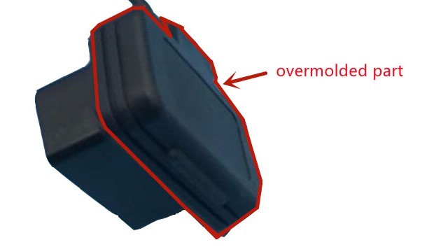 J1962 Right Angle OBD 2 OBD2 16 Pin to RS232 DB9 Connector Cable