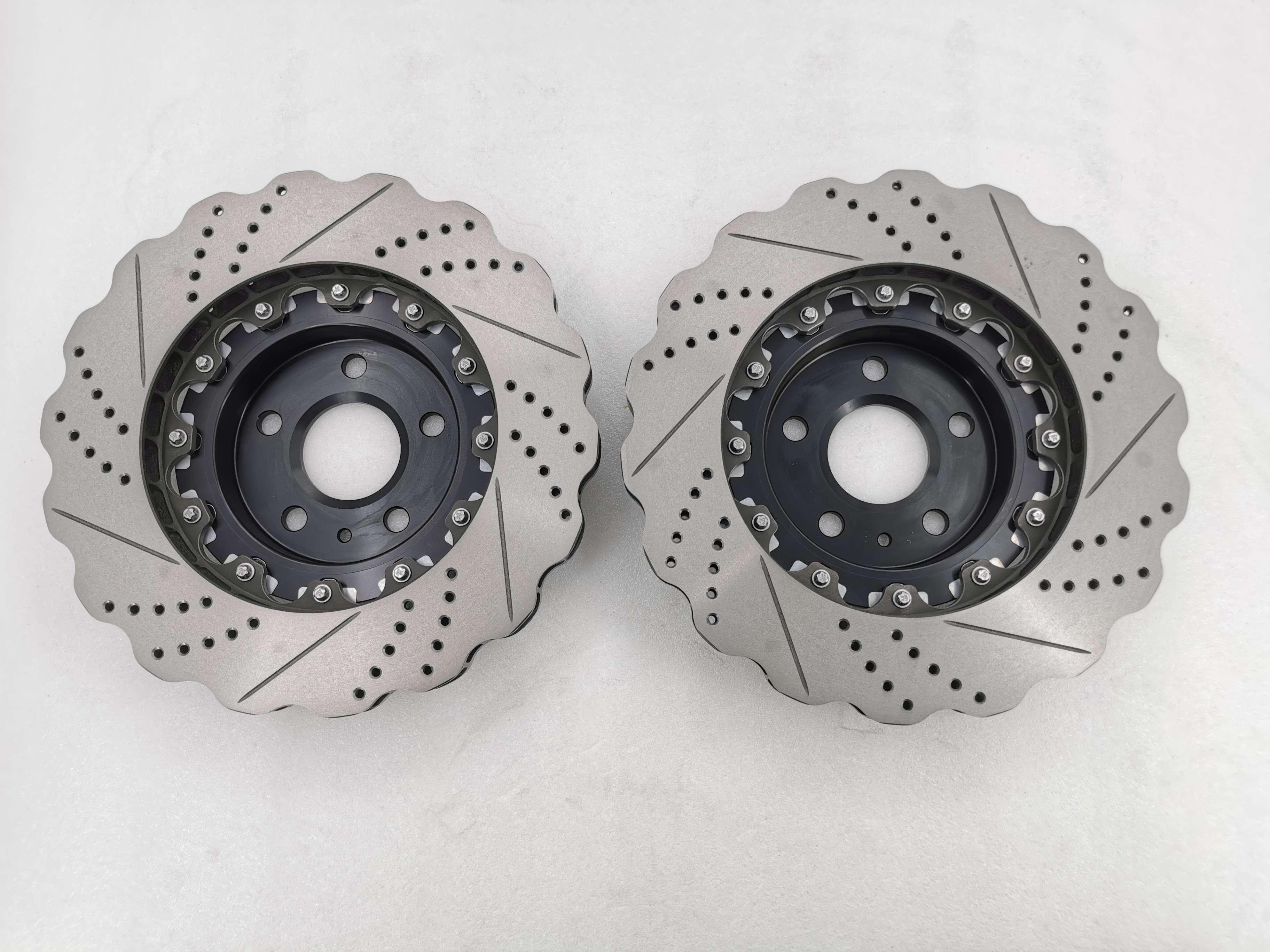 Car Front Brake Parts 390*36mm Flower Disc Full Floating Center Bell