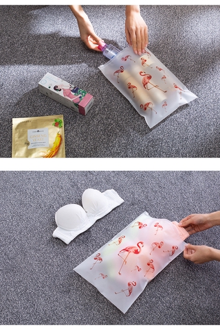 Pe Custom Plastic Bags Waterproof Underwear Storage Bag For Clothing