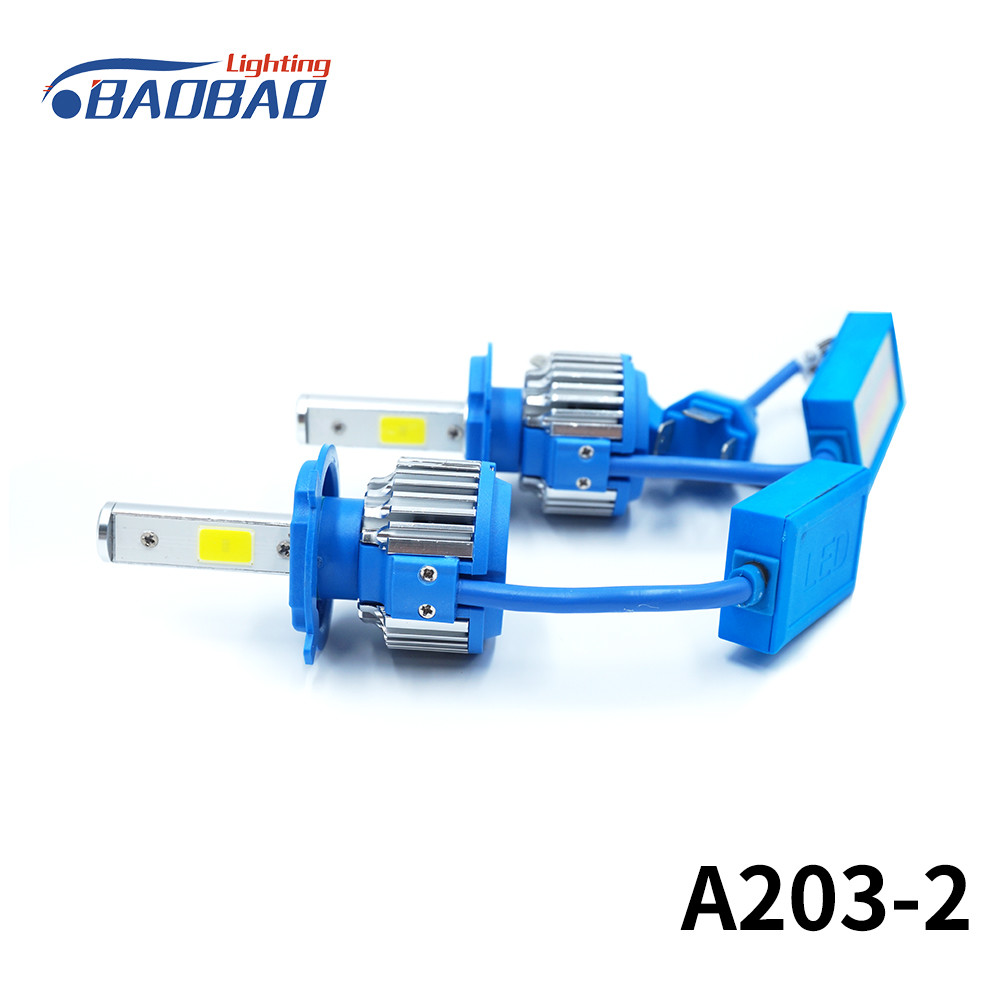 A203-2 30w 3000Lumen COB chips car led headlight