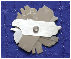 Stainless Steel X-Ray Flaw Detector Bridge Cam Type Master Fillet Weld Gauge