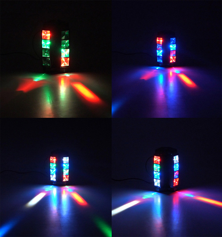 LED Graphic Display Mini Beam Spider Moving Head Light Adjustable Speed Strobe