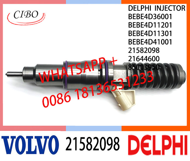 Fuel Diesel Injector 21582098 BEBE4D36001 BEBE4D11201 BEBE4D11301 BEBE4D41001 85003950 E3.18 for VOL (REN-AULTT) MD9