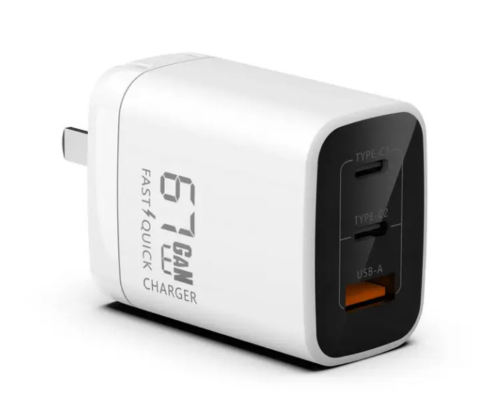 67W GaN USB Charger Super Fast Charging Type C Charger PD 3.0 USB C Adapter