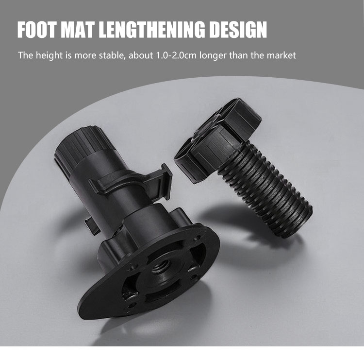 Modern Design PVC Skirting Line with Durable Waterproof PVC Feet and Supporting Leg