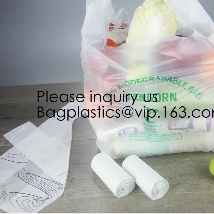 Biodegradable Compost Bags Small Kitchen Trash Bags, Certified by BPI and VINCETTE,Tall Kitchen Bags Made with Recycled
