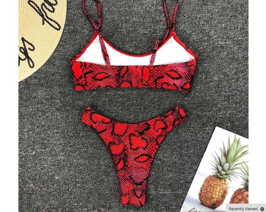 Sexy Leopard Bikinis 2018 Micro Bikini Push up Thong Bikini High Cut Swimsuit Women Mini Suit Women Swimsuit