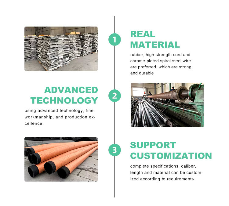 High Pressure Discharge Hose Pipe Customized For Wastewater
