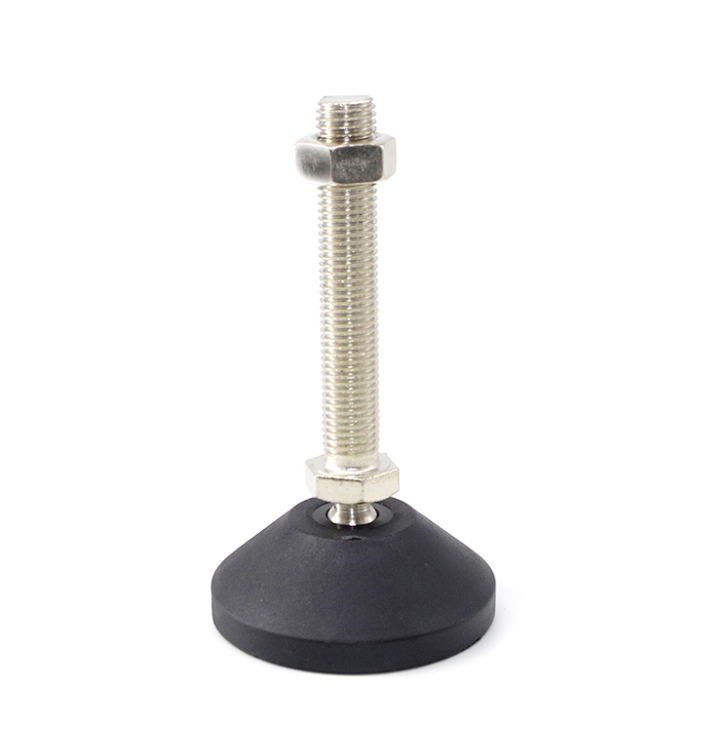 Anti Slip Revolving Adjustable Metal Leveling Foot Adjustable Foot With Nylon Base