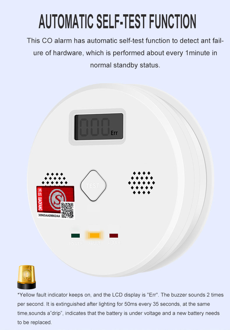 Home Indoor Air Quality Monitors 3*1.5V AA 3*1.5V AA 100*3.8mm ABS Plastic