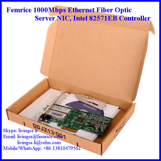 1 Gbps 2 Ports Gigabit Server Ethernet Network Card Femrice 10002PF