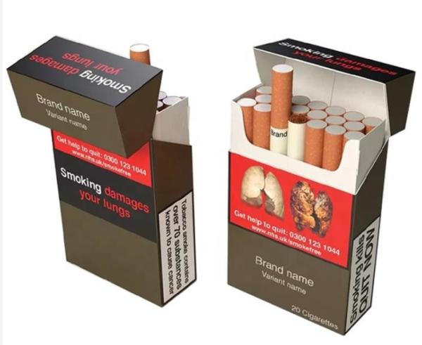 2000pcs ISO9001 Cigarette Packaging Box Paperboard Custom Flip Top Disposable