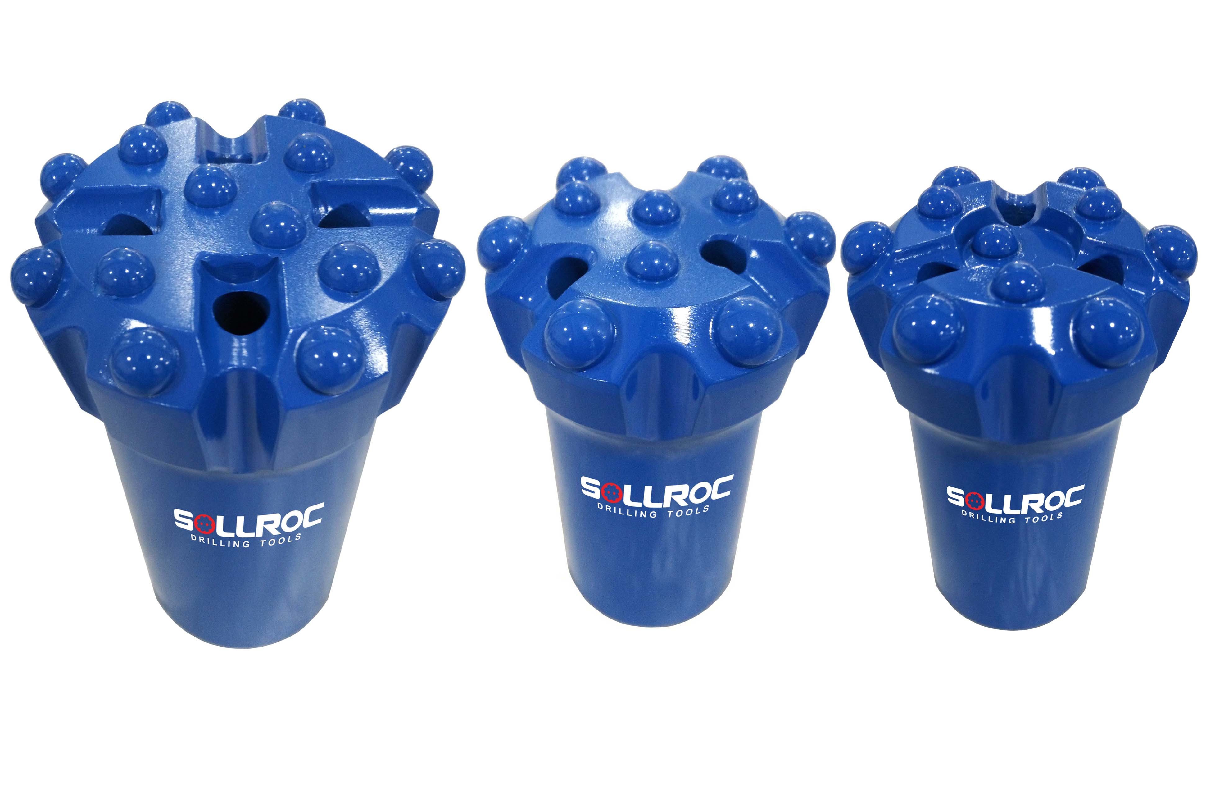 T38 T45 T51 Button Bits Rock Drill Bits Borehole Drilling Tools In Yellow