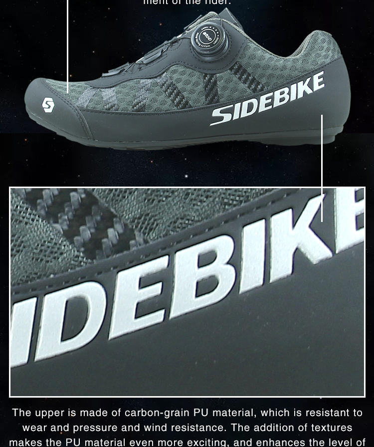 Rubber Outsole Casual Cycling Shoes Geometry Design Body High Pressure Resistance