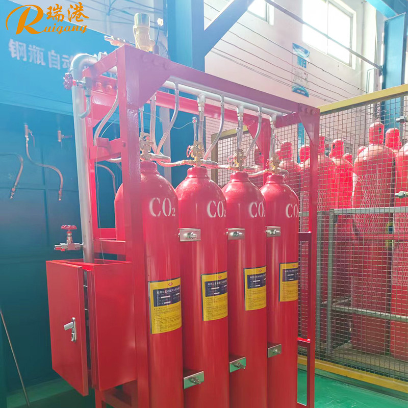 Marine Vessels Fire Extinguishing System with 8/10/12/20/40/68 L Cylinder Volume and Corrosion-Resistant Stainless Steel