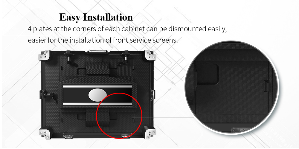 High Contrast Ratio Indoor Fixed LED Display Energy Saving With Turn Key Solution
