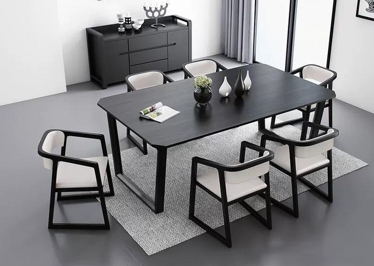 Scandinavian Oak Nordic Wooden Dining Chairs With Arm Home Antique 56x52x73cm