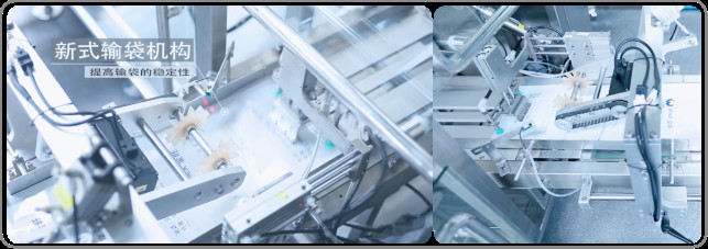 2.5KW Horizontal Pouch Packing Machine Linear Cylinder Feed Bag Packing Machine SUS304
