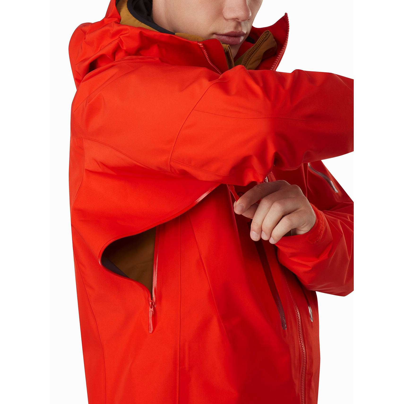 Waterproof Warm Hooded Down Jacket Outdoor Windbreaker Hiking Jacket