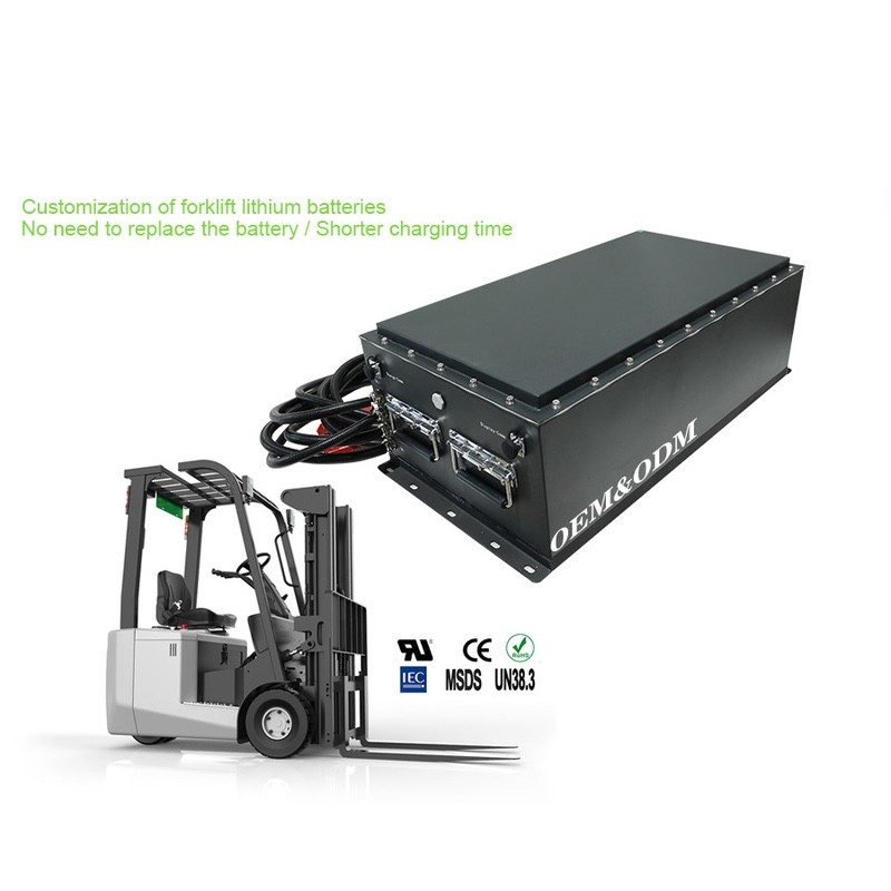 Forklift Lithium Battery Pack High Current 24V 48V 60V 72V 80V Lifepo4 With Smart BMS