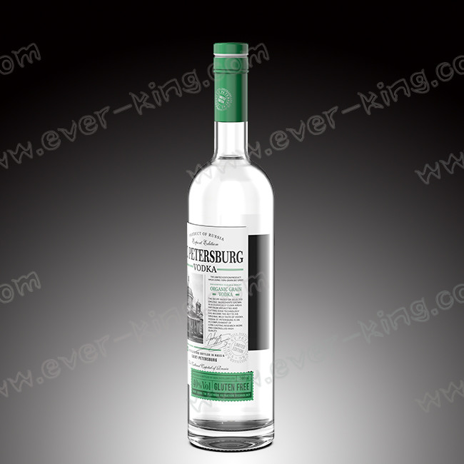 Extra Premium Flint Silk Spirits Liquor Vodka Glass Bottle