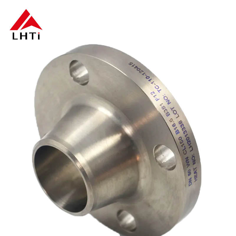Class 150 ASME B16.5 Titanium Gr2 Gr5 Gr7 Weld Neck Flanges Raised Face RF For Pipeline Uses