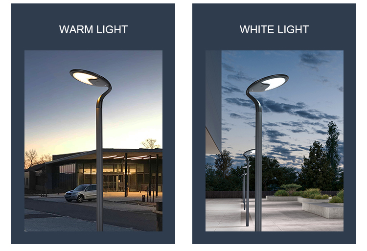 25W Elegant Aluminum Motion Sensor Solar Street Light For Villas