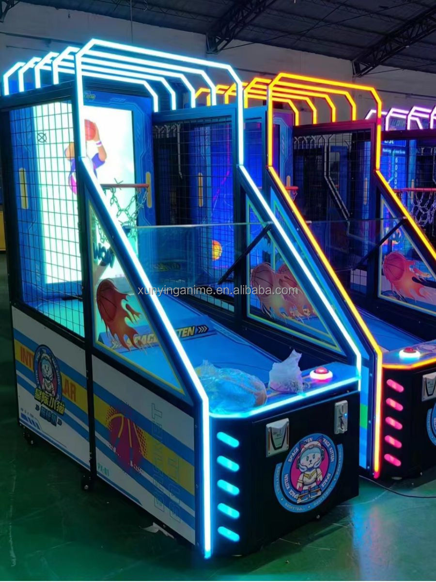 Electronic Indoor Sports Pop A Shot Arcade Machine Arcade Basketball Hoop Machine