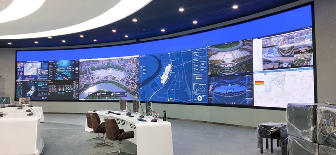 COB LED Video Wall P0.9 P1.25 P1.56 4K 8K for monitoring center control room 3