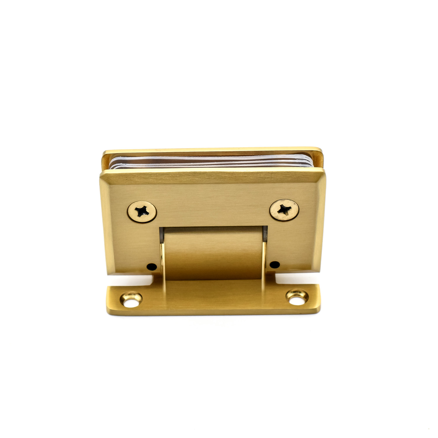 180 Degree Glass Hinge Durable Stainless Steel and Zinc Alloy for Bathroom Accessories