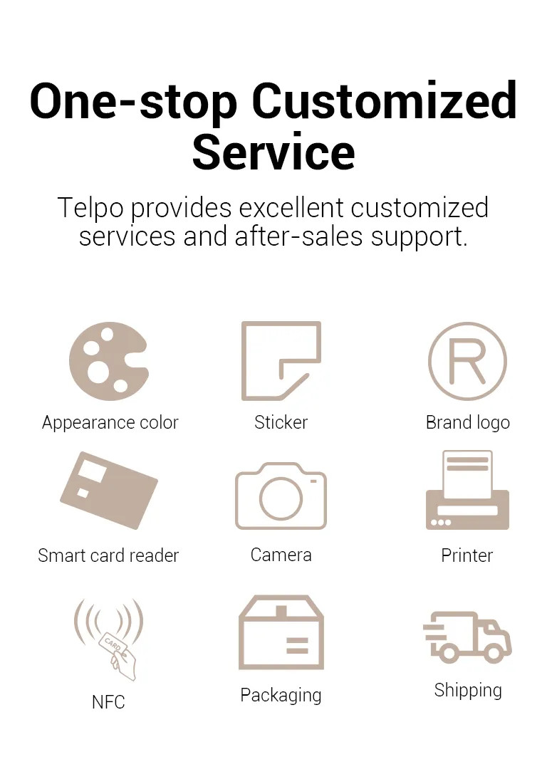 Standing Touch Screen Monitor Self-Service Kiosk Multifunction Self Service Terminal