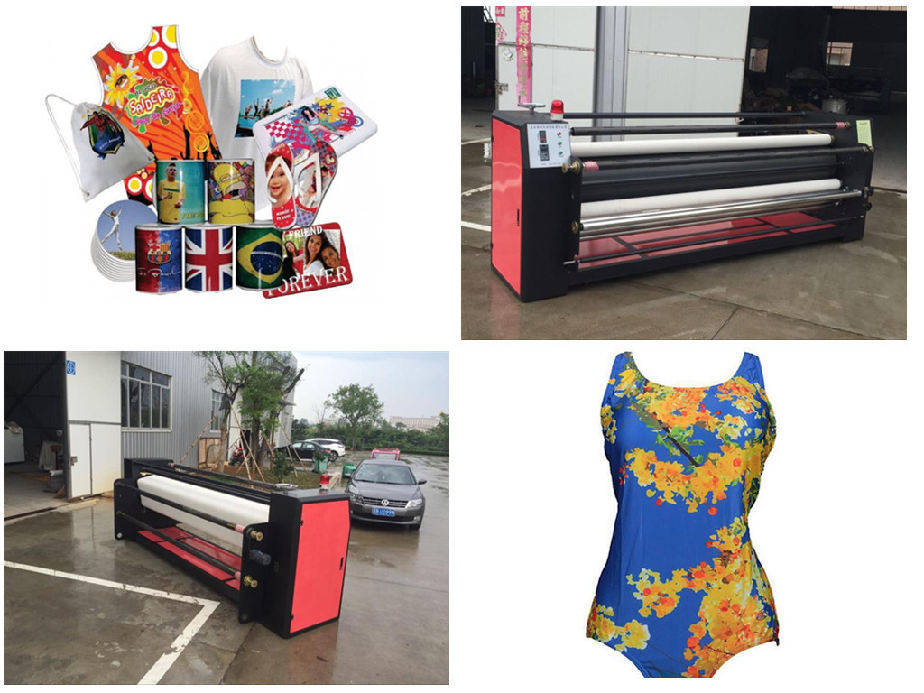 1.9 Meter Rotary Type Textile Calender Machine Sublimation Transfer Custom Made